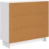  Kreveta Bijela visokog sjaja 89 x 34,5 x 80 cm | shoptok.hr