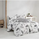 Grey GreyWhite Ranforce Double Quilt Cover Set (EU) (IT)