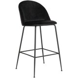 House Nordic Crne baršunaste barske stolice u setu 2 kom 108 cm Lausanne – Cijene