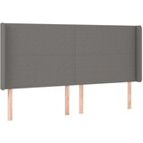  Box spring postelja z vzmetnico LED temno siva 200x200 cm blago, (20761063) | Shoptok.si