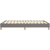  Za krevet s oprugama tamnosivi 140 x 190 cm od tkanine | shoptok.hr