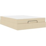 Konstrukcija postelje s shranjevanjem krema 140 x 200 cm blago | Shoptok.si