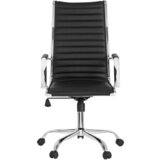MID.YOU Vrtljiv Stol Vermona 20 Pu, Črna | Shoptok.si