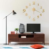 vidaXL 3D stenska ura moderna zlata 100 cm XXL | Shoptok.si