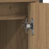 vidaXL 3-delni set kopalniškega pohištva Artisan Oak Inženirski les | Shoptok.si