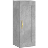 Maison Chic Stenska omarica - Zidna omarica betonsko siva 34,5x34x90 cm inženirski les iu219, (22063159) Cene