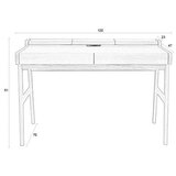 Zuiver Pisarniška pisalna miza 70x120 cm Kaat – | Shoptok.si