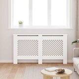  Pokrov za radijator bijeli 152 x 19 x 81,5 cm MDF | shoptok.hr