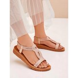Resti Royal Fashion Women's Ava Shine sandals with decorative straps | shoptok.hr