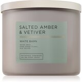 Bath & Body Works Salted Amber & Vetiver mirisna svijeća 411 g | shoptok.hr