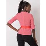 Fashion Hunters White and red Tiana patterned blouse | shoptok.hr
