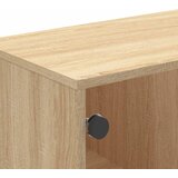  Stolić za kavu sa staklenim vratima boja hrasta 68,5x50x50 cm | Eponuda.ba