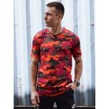 DStreet Koszulka męska moro pomarańczowa | Shoptok.si