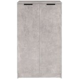 Ormarić za cipele boja betona 59x35x100 cm konstruirano drvo | shoptok.hr