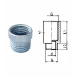  Vodovodni produžetak 3/8''x10 mm, Ø20x21 mm Cene