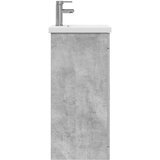  Kupaonski umivaonik s sudoperom Betonska siva 42 x 40 x 84,5 cm | shoptok.hr