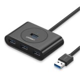 Ugreen 20290 vmesnik razdelilnika USB 3.2 Gen 1 (3.1 Gen 1) Type-A 5000 Mbit/s Črna | Shoptok.si