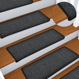  Prostirke za stepenice 15 kom 65x21x4 cm antracit pravokutni rub | shoptok.hr
