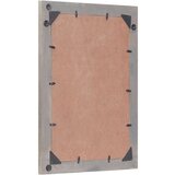 vidaXL Zrcalo za kupaonicu s ogledalom Siva i srebrna 50 x 70 x 3 cm | shoptok.hr