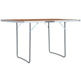  Zložljiva miza za kampiranje iz aluminija 180x60 cm, (20816981) Cene