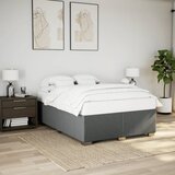 vidaXL Okvir za krevet bez madraca tamnosivi 140 x 190 cm od tkanine Cijene