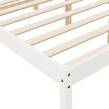  Krevet za starije osobe bijeli 140 x 190 cm od masivne borovine | shoptok.hr