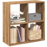 vidaXL Pregrada / regal za knjige boja hrasta 69,5x29x69,5 cm drveni | shoptok.hr