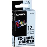Casio XR-12 X 12 mm black on clear u