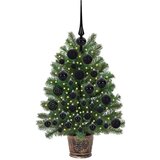 vidaXL Umestno božično drevo med 150 LED Zelena 65 cm PE in PVC | Shoptok.si