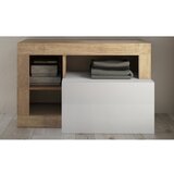  Klupa LENOR 91x209 cm bela/braon | Eponuda.com