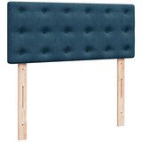  Otomanski krevet s madracem i LED tamnoplavi 120x190cm baršun | Eponuda.com