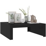  Stolić za kavu crni 100 x 100 x 35 cm od konstruiranog drva | Eponuda.com