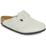 Birkenstock Natikači Boston LEVE Corduroy Antique White Bež | Shoptok.si