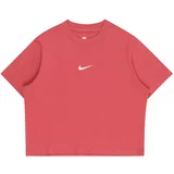 Nike Sportswear Majica 'ESSNTL' brusnica / bela