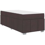  Krevetna konstrukcija Tamno smeđa 100 x 200 cm tkanina | shoptok.hr