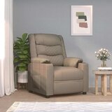  Naslonjač od umjetne kože boja cappuccina | shoptok.hr