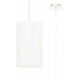 Nice Lamps Bijela viseća svjetiljka s tekstilnim sjenilom ø 15 cm Volta –