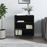  Komoda crna 57 x 35 x 70 cm od konstruiranog drva | shoptok.hr