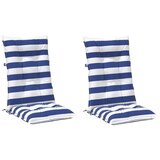  Jastučić za van 2 pcs Plava i bijela 120 x 50 x 7 cm Tkanina - 2 | shoptok.hr