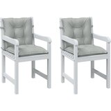  Jastuci za stolice 2 kom svjetlosivi 120x50x7cm tkanina | Eponuda.com