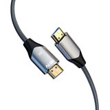 INF HDTV 2.1 HDMI kabel 8K@60Hz, pleten najlon, srebrn — 48Gbps, eARC, VRR, ALLM, QMS, QFT, 1.5/3/5/10 m 3 m, (5000289872) | Shoptok.si