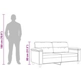  Dvosjed tamnosivi 140 cm od mikrovlakana | shoptok.hr