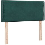 Box spring postelja z vzmetnico temno zelena 80x220 cm žamet, (21792459) | Shoptok.si