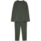 Trendyol Pajama Set - Khaki - Plain Cene