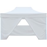  Profesionalni sklopivi šator za zabave 280x410x315 cm čelični bijeli | shoptok.hr