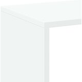 vidaXL Sobna pregrada / regal za knjige bijeli 102x29x103,5 cm drveni | shoptok.hr