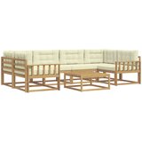  Set vanjskih sofa 5 kom. Bijela i krem | shoptok.hr