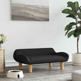 Krevet za pse crni 70x40x24 cm od tkanine | Eponuda.com