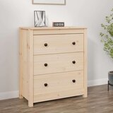  Komoda 70 x 35 x 80 cm od masivne borovine | shoptok.hr