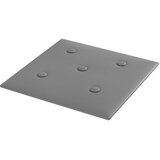  Zidna uzglavlja 12 pcs Sivi 30 x 30 cm Lažna koža | shoptok.hr